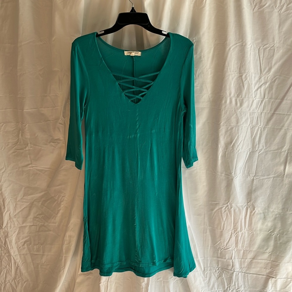 Teal dress